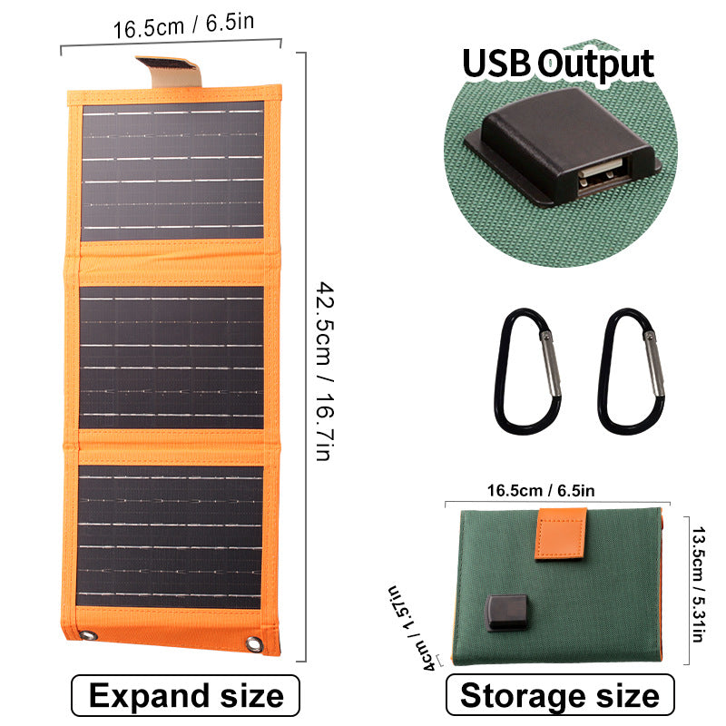đ KönnyƱ összecsukhatĂł napelem USB csatlakozĂłval, idĆjĂĄrĂĄsĂĄllĂł đ±â