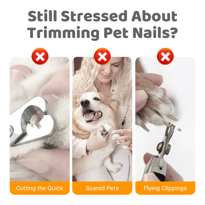 Wooden Pet Nail File with Replaceable Pads