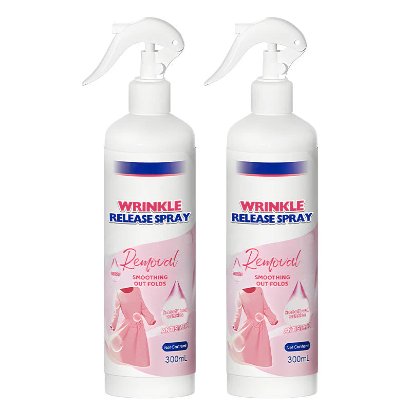 💫🌿 Szövetkímélő gyors ránctalanító spray, szagtalanítja és kisimítja a gyűrött ruhákat utazáshoz 🧺