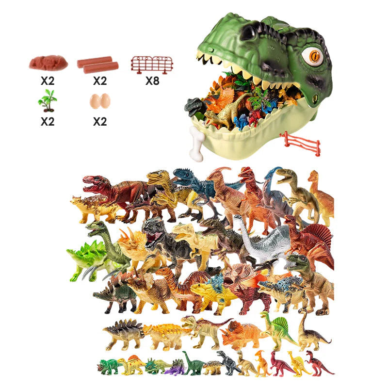 🦖 Oktató és szórakoztató dinoszaurusz játék szett