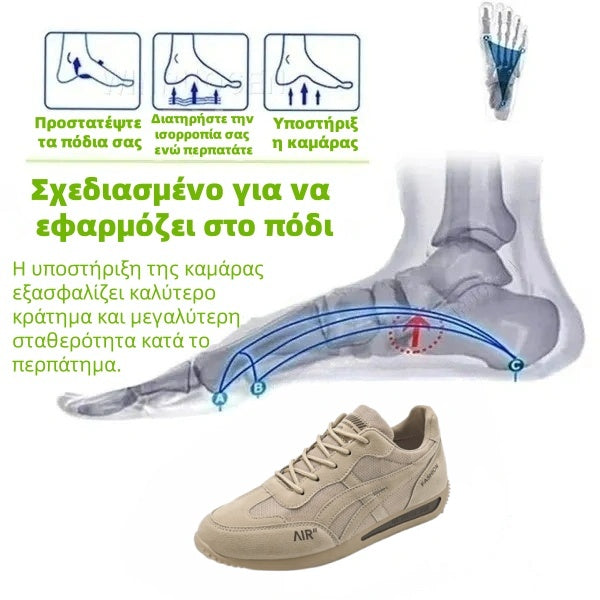 Τελευταία μέρα με έκπτωση 50%! ⏰ Wiitte® | Ανακούφιση από τον πόνο στα πόδια και τη φασκίτιδα: άνετα και αναπνεύσιμα ορθοπεδικά υποδήματα.