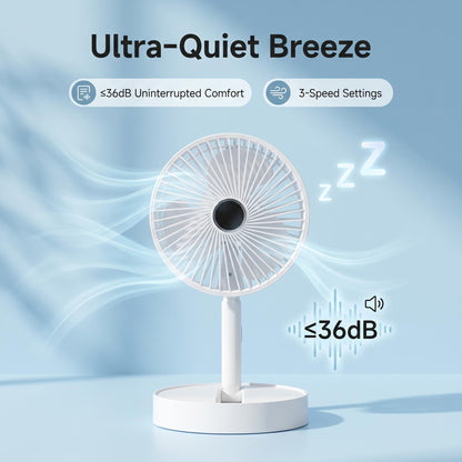 Összecsukható, csatlakoztatható ventilátor