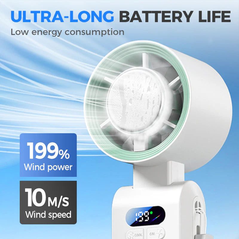 ❄️49% KEDVEZMÉNY!💨 Hordozható vízpermetes ventilátor – 3 sebességfokozat, hűtés vízpermet segítségével – Fizetés átvételkor ⚡✅