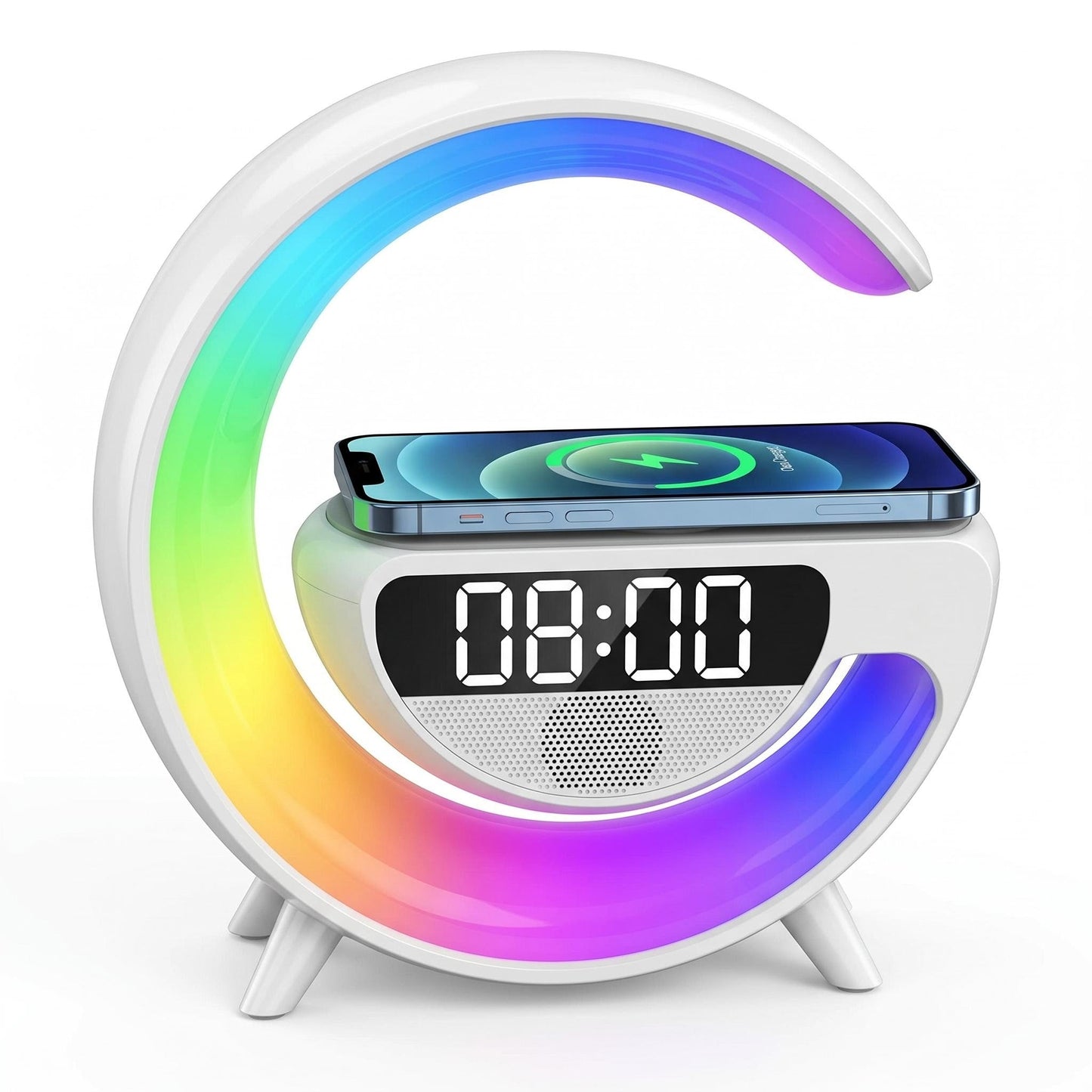 🌙🌙✨Félhold Okos RGB Lámpa Bluetooth Hangszóróval🔋