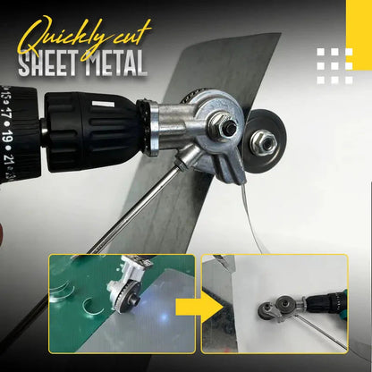 🔧 Fúrógépre szerelhető fémvágó lemez precíz vágásához ⚡🔩