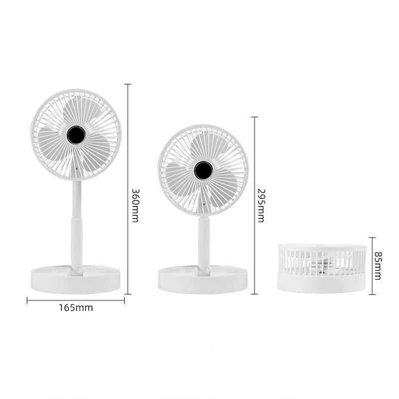 Összecsukható, csatlakoztatható ventilátor