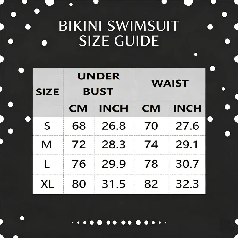 👙 Pöttyös bikini nyakpánttal