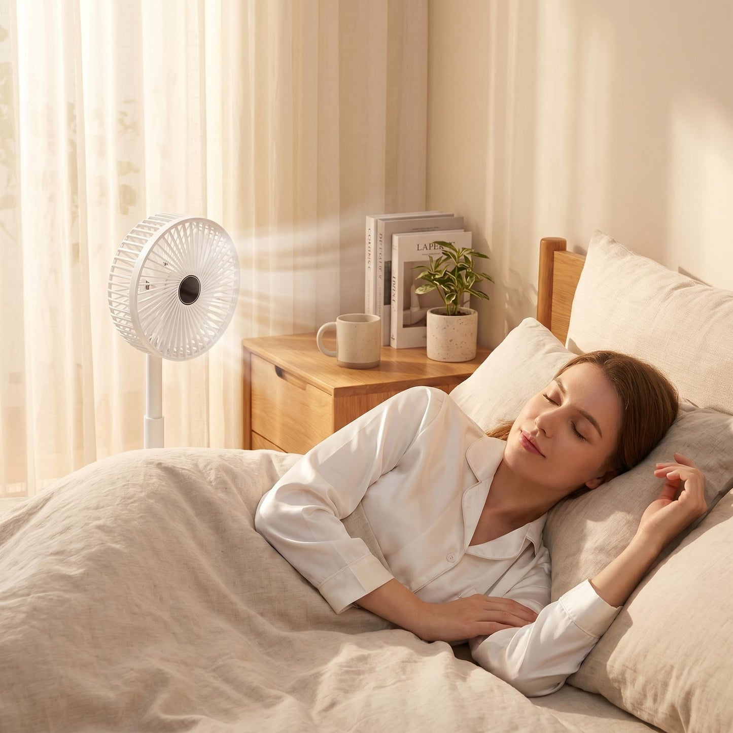 Összecsukható, csatlakoztatható ventilátor