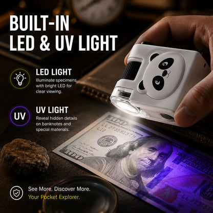 🔬🧸 Portable Educational Kids Microscope – Explore Nature’s Wonders! 🌿