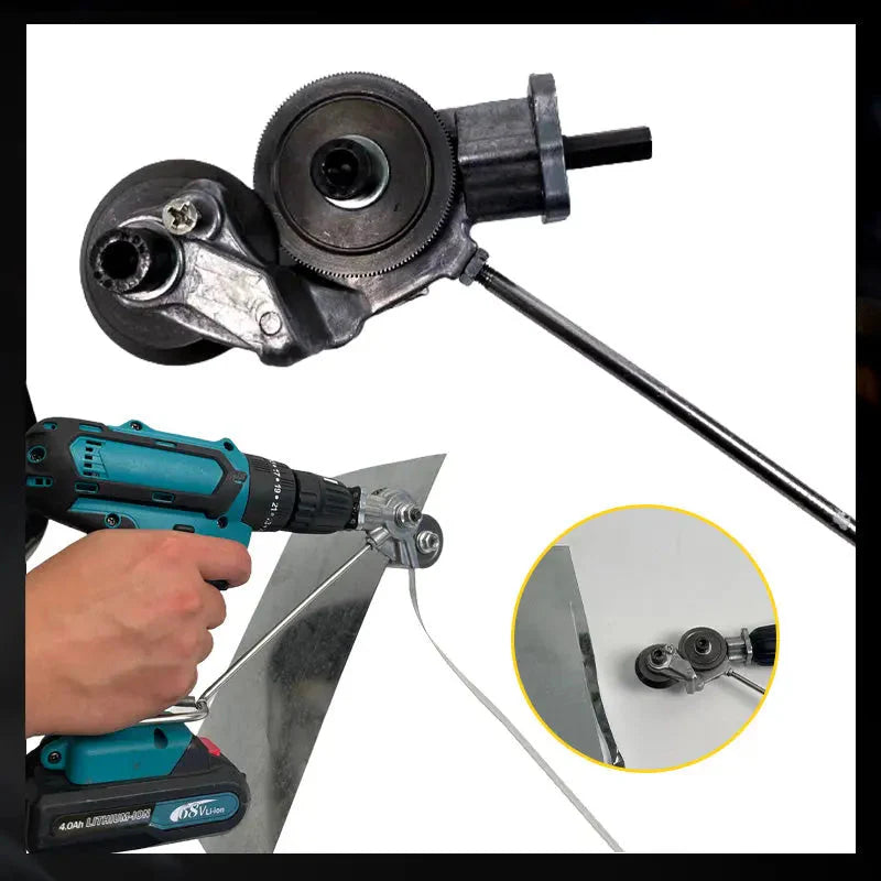 🔧 Fúrógépre szerelhető fémvágó lemez precíz vágásához ⚡🔩