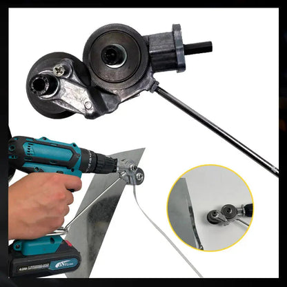 🔧 Fúrógépre szerelhető fémvágó lemez precíz vágásához ⚡🔩