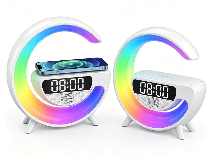 🌙🌙✨Félhold Okos RGB Lámpa Bluetooth Hangszóróval🔋