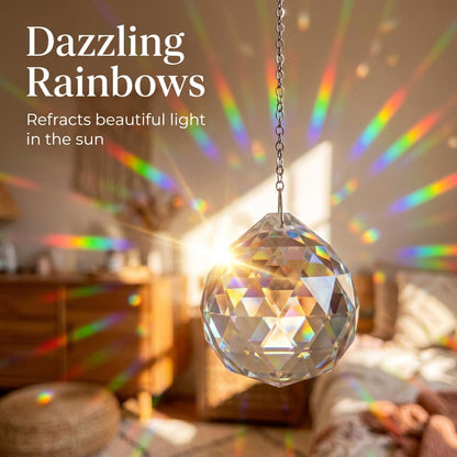 🪞 Dekoratív napfényfogó függesztő szett ✨🌈