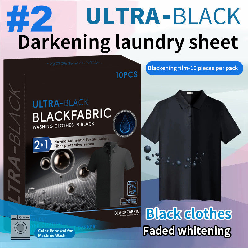 ✨ Ultra-Black ruházati feketítő lapok 🧺🖤