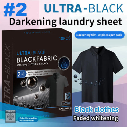 ✨ Ultra-Black ruházati feketítő lapok 🧺🖤
