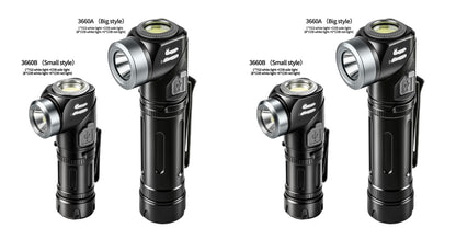 🔦 90°-ban forgatható LED-es fejlámpa és zseblámpa, USB-ről tölthető, rendkívül erős fényű, vízálló, kettős funkciójú fejlámpa kempingezéshez, horgászathoz, karbantartási munkákhoz és vészhelyzetekhez 💡✨