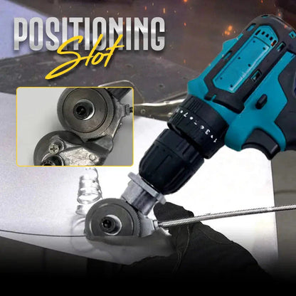 🔧 Fúrógépre szerelhető fémvágó lemez precíz vágásához ⚡🔩