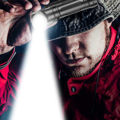 🔦 90°-ban forgatható LED-es fejlámpa és zseblámpa, USB-ről tölthető, rendkívül erős fényű, vízálló, kettős funkciójú fejlámpa kempingezéshez, horgászathoz, karbantartási munkákhoz és vészhelyzetekhez 💡✨