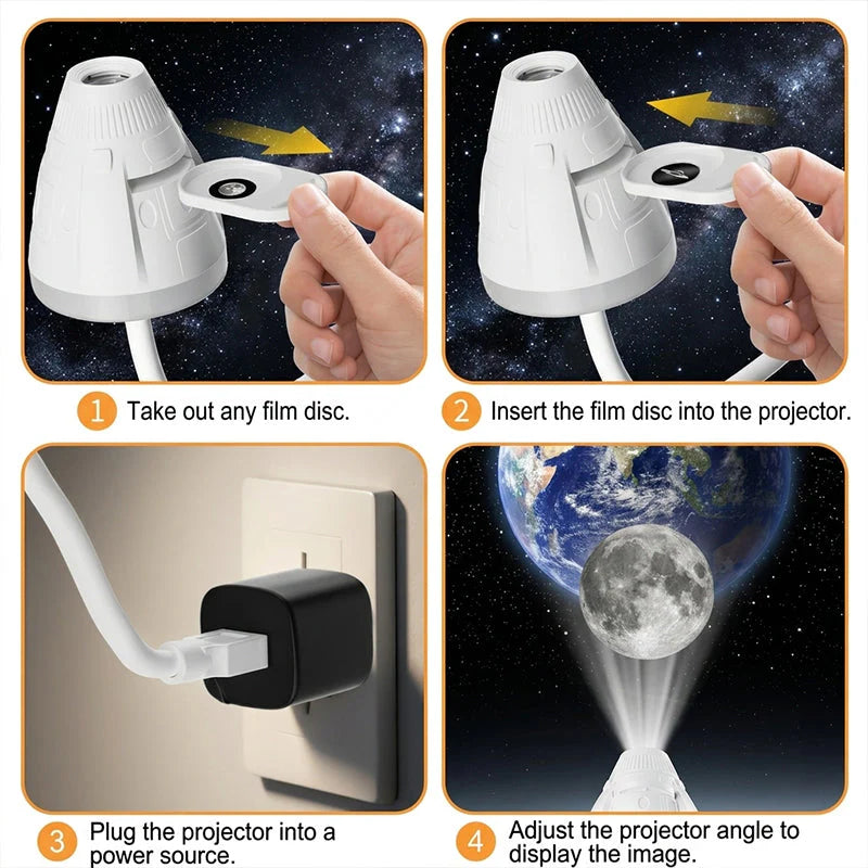 ✨🌍Magával ragadó planetáriumi projektor a hálószoba hangulatának megteremtéséhez💫