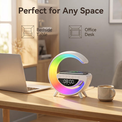 🌙🌙✨Félhold Okos RGB Lámpa Bluetooth Hangszóróval🔋